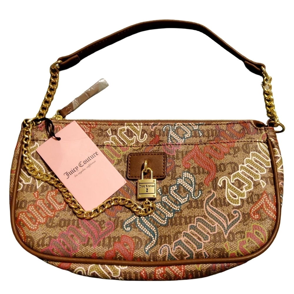 Juicy Couture Multicolor Logo Shoulder Bag